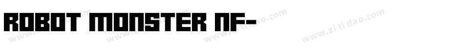 Robot Monster NF字体转换